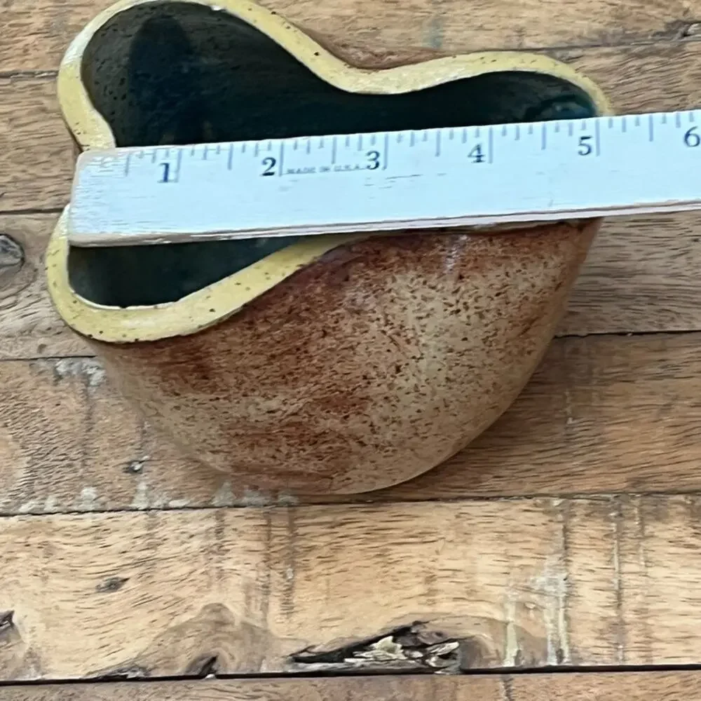 Studio Art Pottery Ceramic Organic Bowl 4.5